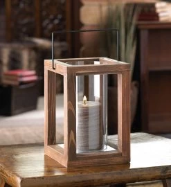 Wholesale Rustic Wooden Lantern