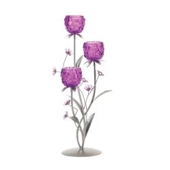 Wholesale Fuchsia Blooms Candleholder