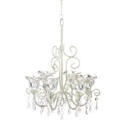 Wholesale Crystal Blooms Candle Chandelier -Unique Candle 10016076 2