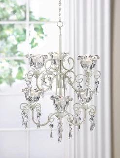 Wholesale Crystal Blooms Double Chandelier