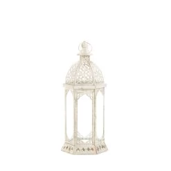 Wholesale Graceful Distressed Small White Lantern