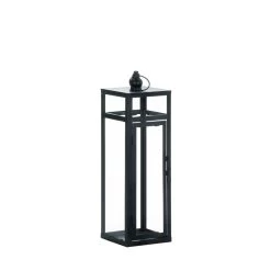 Wholesale Black Dramatic Geometry Lantern