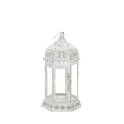 Wholesale Distressed Floral Lantern