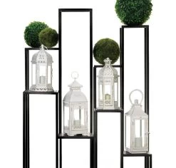 Wholesale Traditional White Lantern -Unique Candle 10018614 3