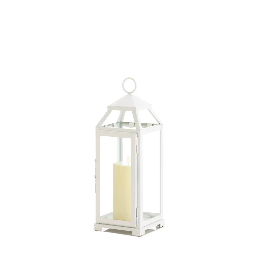 Wholesale Medium Country White Open Top Lantern 2 Wholesale Medium Country White Open Top Lantern - Image 2