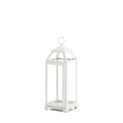 Wholesale Medium Country White Open Top Lantern