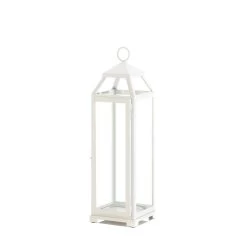 Wholesale Large Country White Open Top Lantern