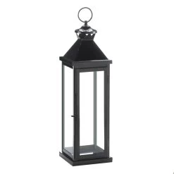 Wholesale Large Glossy Black Lantern