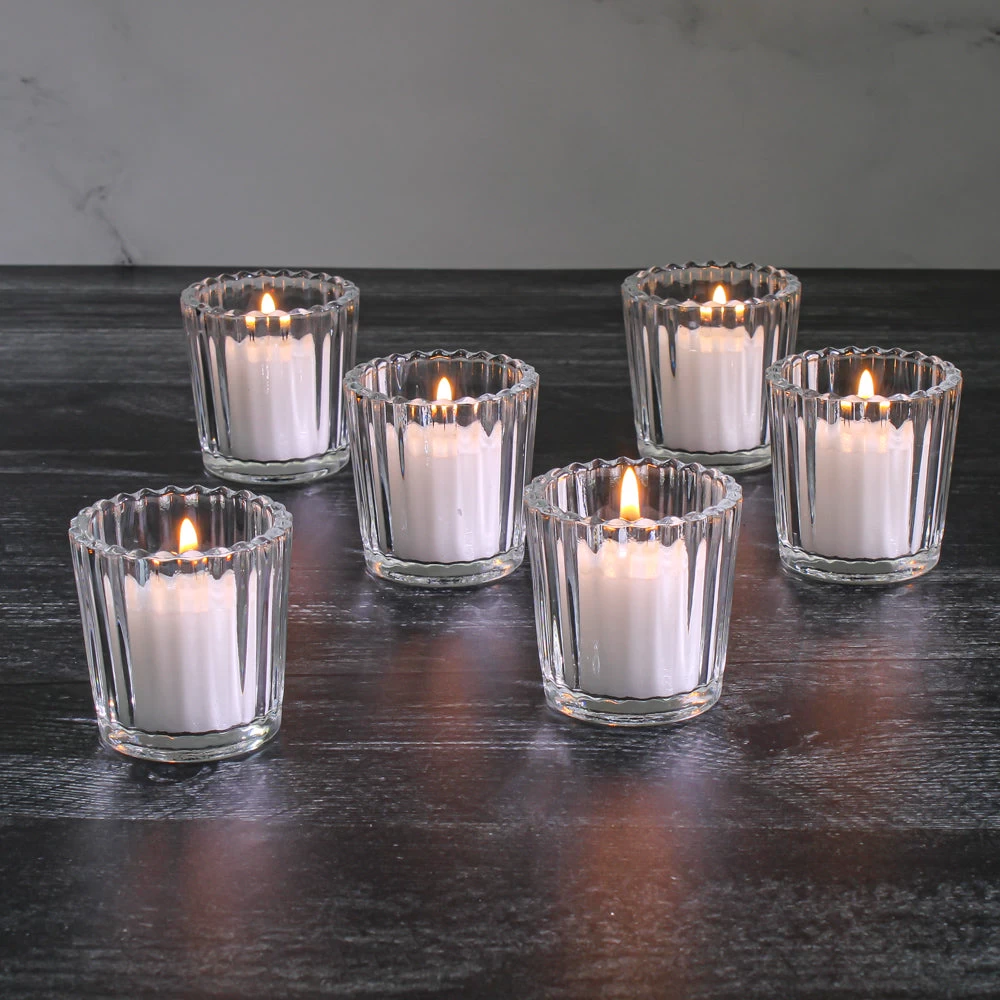 Eastland Ribbed Votive Candle Holder Set Of 12 2 Eastland Ribbed Votive Candle Holder Set Of 12 - Image 2