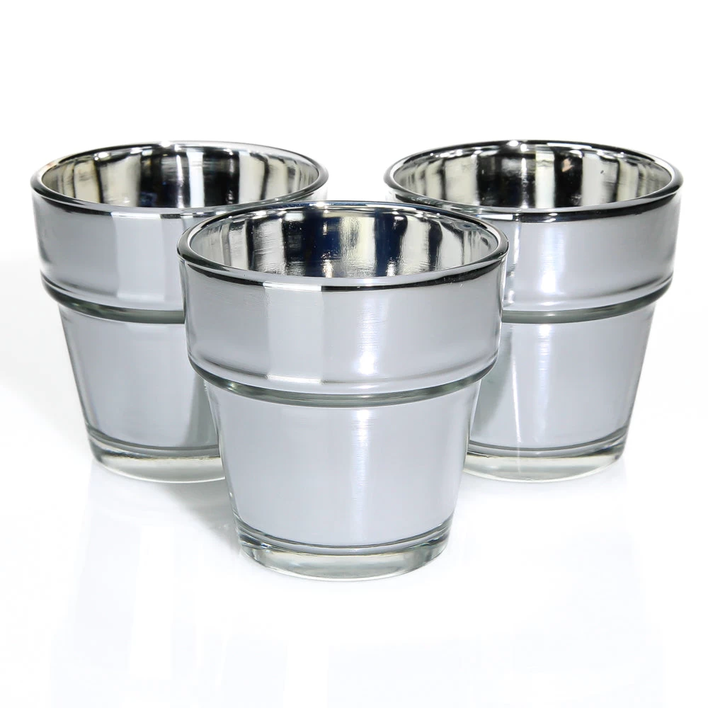 Eastland Flowerpot Votive Holder Mirrored Set Of 12 1 Eastland Flowerpot Votive Holder Mirrored Set Of 12