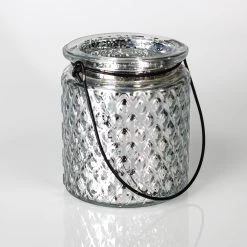 Eastland Hanging Mercury Patterned Holder 3.5" Set Of 12