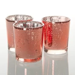 Richland Rose Gold Mercury Votive Holder Set Of 72