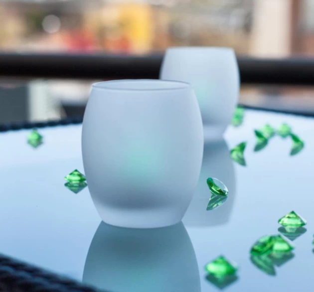 Eastland Grande Hurricane Votive Candle Holder Frosted Set Of 144 2 Eastland Grande Hurricane Votive Candle Holder Frosted Set Of 144 - Image 2