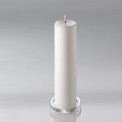 Richland Pillar Candle 3"x12" White Set Of 24