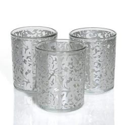 Richland Silver Lace Votive Holder Set Of 72