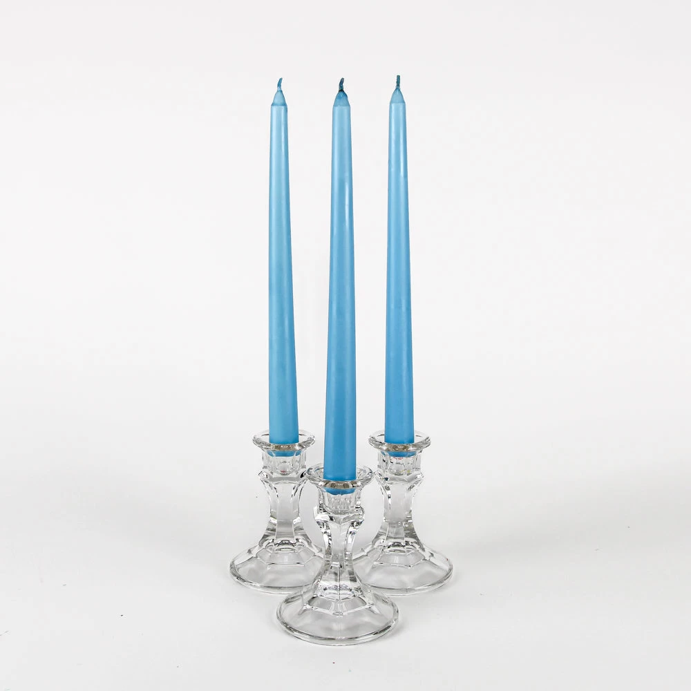 Richland Taper Candles 10" Light Blue Set Of 50 1 Richland Taper Candles 10" Light Blue Set Of 50