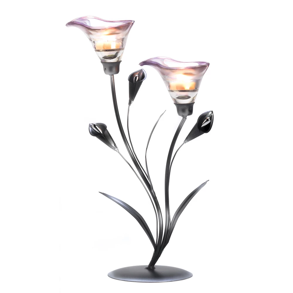 Wholesale Calla Lily Candle Holder 2 Wholesale Calla Lily Candle Holder - Image 2