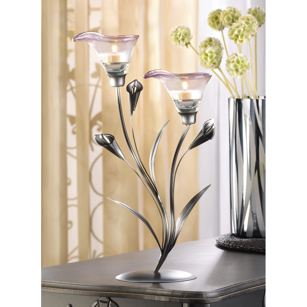 Wholesale Calla Lily Candle Holder 1 Wholesale Calla Lily Candle Holder