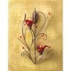 Wholesale Ruby Blossom Tealight Sconce