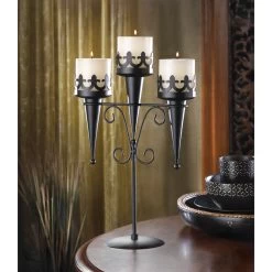 Wholesale Medieval Triple Candle Stand