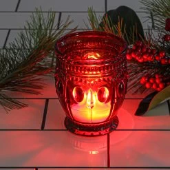 Richland Vintage Charm Candle Holder Red Set Of 48 -Unique Candle 1443 8686