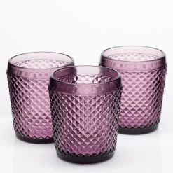 Richland Diamond Candle Holder Purple Set Of 48