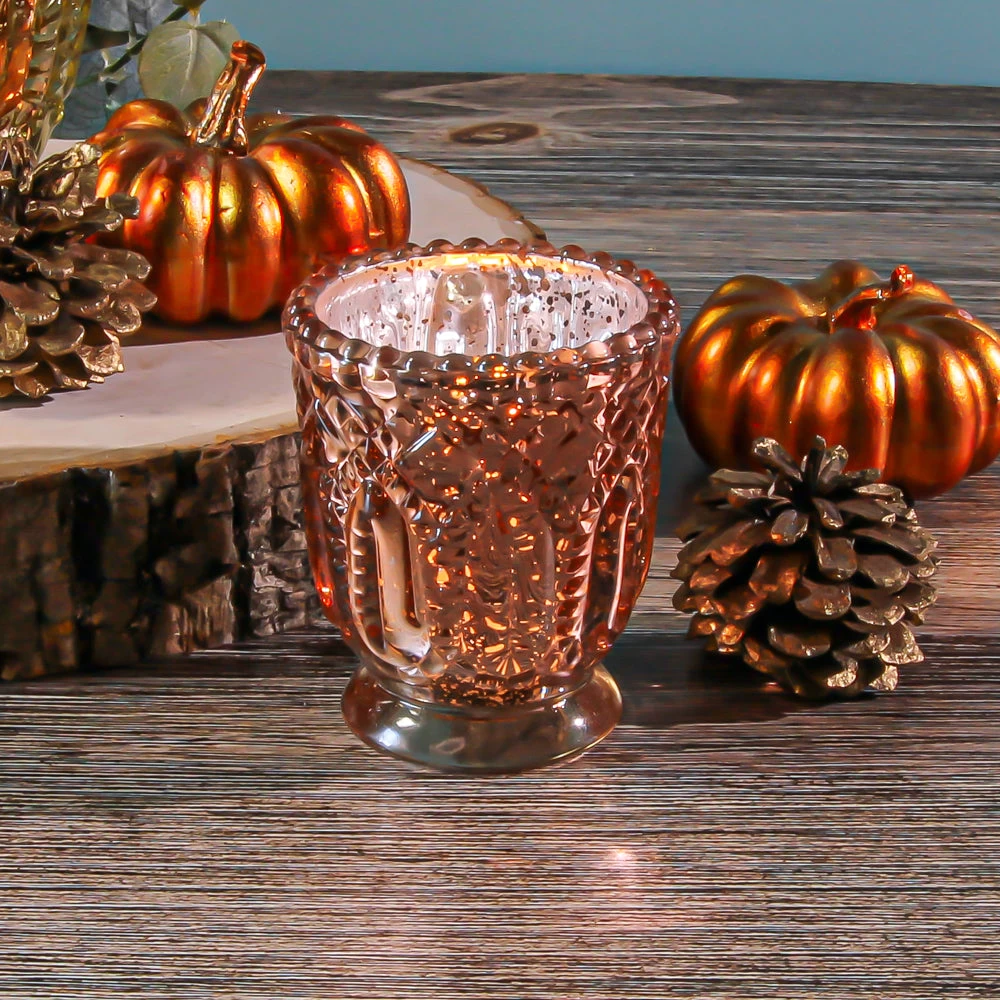 Richland Holder Royal Mercury Petite Rose Gold Set Of 48 2 Richland Holder Royal Mercury Petite Rose Gold Set Of 48 - Image 2