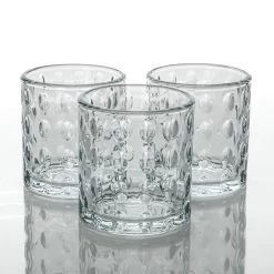 Richland Votive Holder Pinched Clear Set Of 36