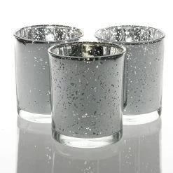 Richland Votive Holder Grande Silver Mercury Set Of 72