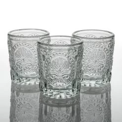 Richland Votive Holder Clear Textured Glass Set Of 12