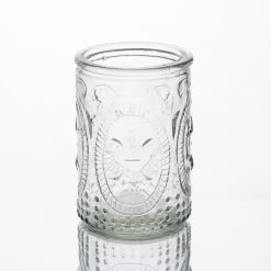 Richland Candle Holder Textured Glass Tall Set Of 12 -Unique Candle 1582 1