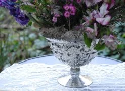 Baleri Glass Compote Bowl 8'' X 6'' -Unique Candle 2014 02 14 8515 edited 1