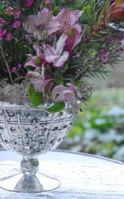 Baleri Glass Compote Bowl 8'' X 6'' -Unique Candle 2014 02 14 8516 edited 1