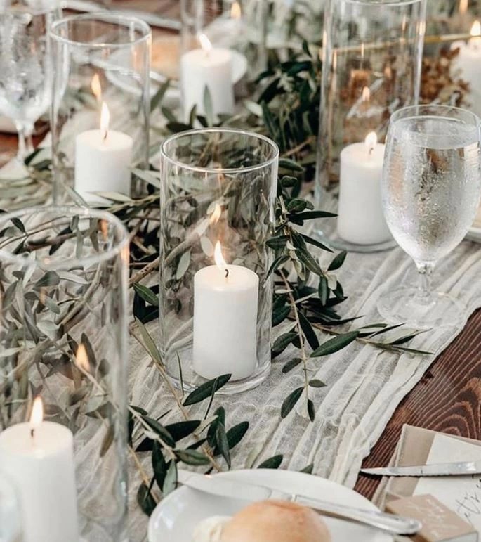 Richland Pillar Candle 2"x3" White Set Of 40 2 Richland Pillar Candle 2"x3" White Set Of 40 - Image 2