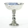Desiray Glass Compote 9" X 8" Silver