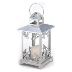 Wholesale Silver Scrollwork Candle Lantern -Unique Candle 39891 2