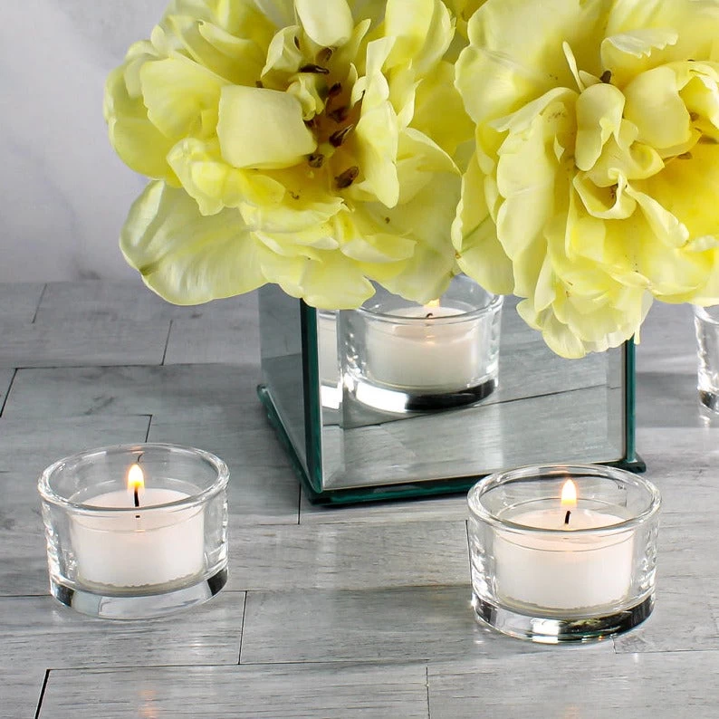 Richland Clear Cup Tealight Candles White Unscented Set Of 50 3 Richland Clear Cup Tealight Candles White Unscented Set Of 50 - Image 3