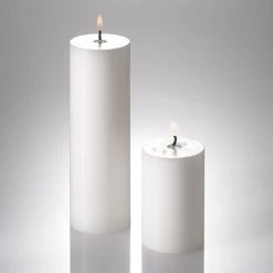 Richland Pillar Candles 2" X 3" & 2" X 6" Set Of 40