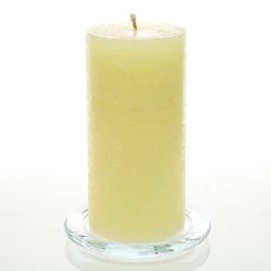 Richland Rustic Pillar Candle 3"x 6" Ivory Set Of 24