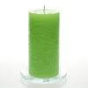 Richland Rustic Pillar Candle 3"x 6" Green Set Of 6