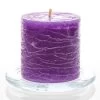 Richland Rustic Pillar Candle 3"x 3" Lavender Set Of 48