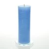Richland Rustic Pillar Candle 3"x 9" Light Blue Set Of 24