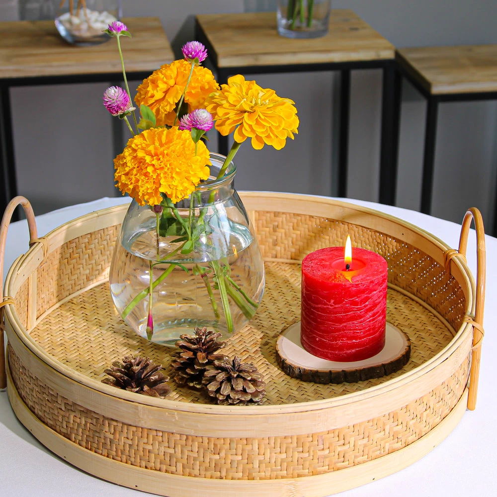 Richland Rustic Pillar Candle 3"x 3" Red Set Of 48 2 Richland Rustic Pillar Candle 3"x 3" Red Set Of 48 - Image 2