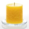 Richland Rustic Pillar Candle 3"x 3" Yellow Set Of 24