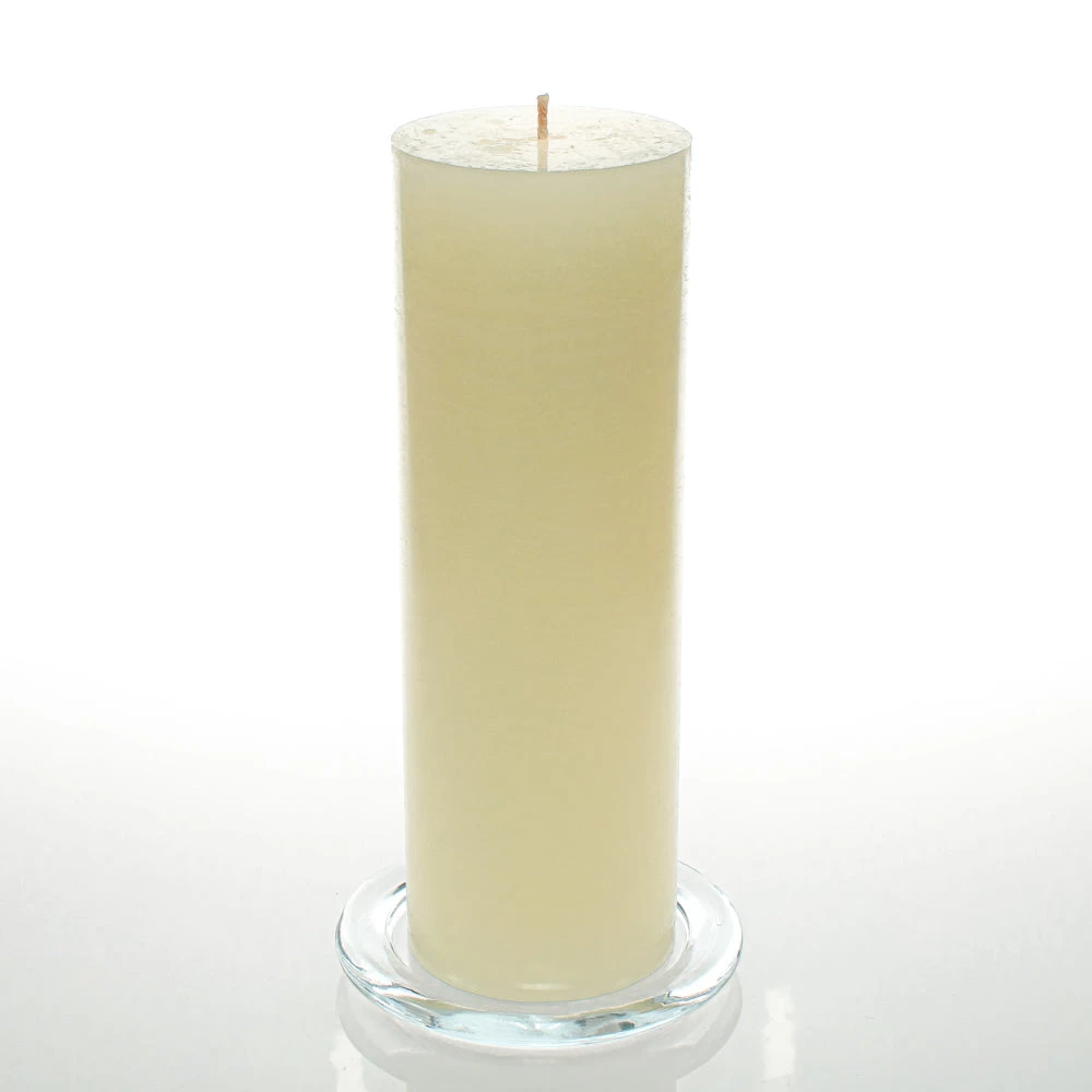 Richland Rustic Pillar Candle 3"x 9" Light Ivory Set Of 6 1 Richland Rustic Pillar Candle 3"x 9" Light Ivory Set Of 6