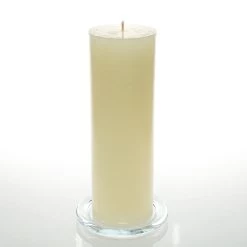 Richland Rustic Pillar Candle 3"x 9" Light Ivory Set Of 12