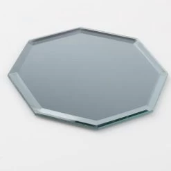 Eastland Octagon Mirror Coaster 5" Set Of 12