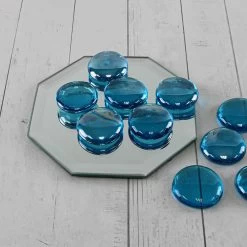 Eastland Octagon Mirror Coaster 5" Set Of 12 -Unique Candle 7063 7167