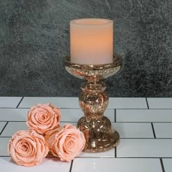 Richland Flameless LED Pillar Candles 3"x3" White Set Of 6 -Unique Candle 7103 4405 3 0d17ceef 3957 4d6d 835f b569e488acd7