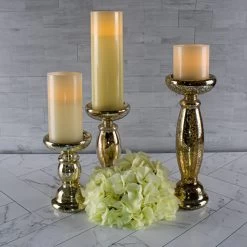 Richland Flameless LED Pillar Candles 3"x9" Ivory Set Of 6 -Unique Candle 7123 7126 7129 4904 2 8dd61eec 56ec 4c84 812b 91745c6f7039